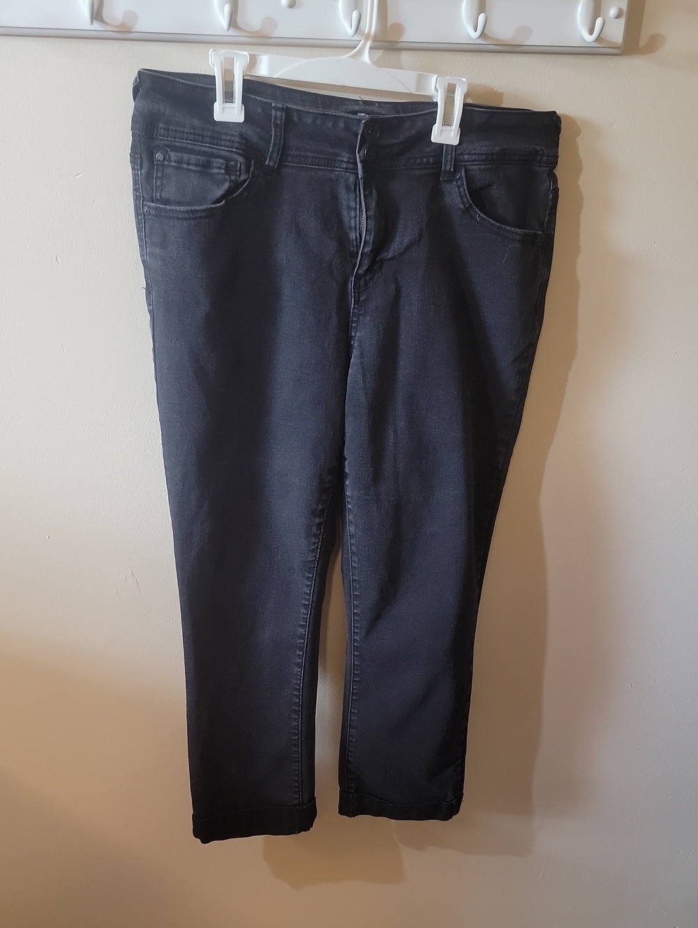 Wallflower Black Ankle Skinny Jeans